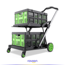 FlexiCart™ – Carrinho de Compras Dobrável e Portátil (Oferta Limitada)